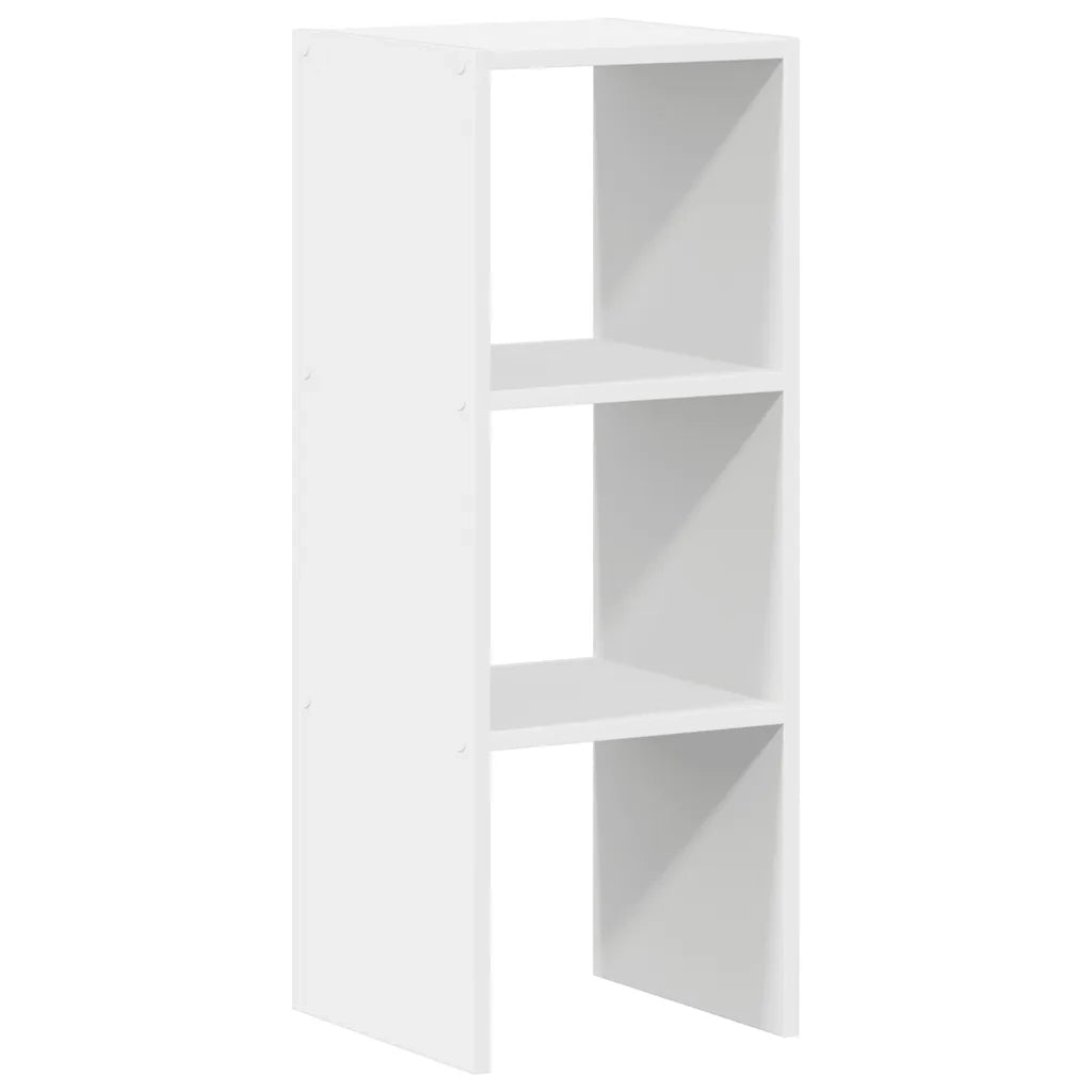 Libreria Impilabili Bianca 30x30x80 cm in Legno Multistrato 858803