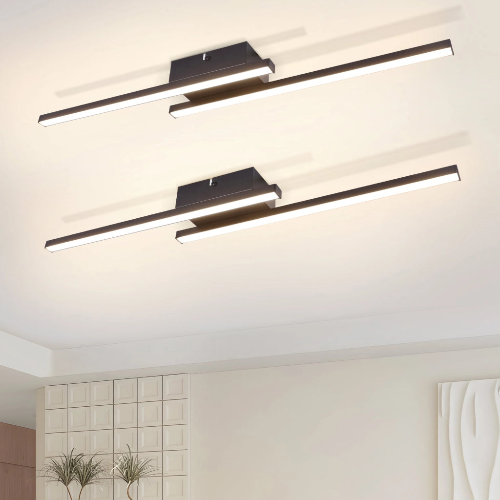 ZMH Lampada da Soffitto LED 12W 4000K Neutrale Moderna 61 5cm per Corridoio Soggiorno Sala da Pranzo