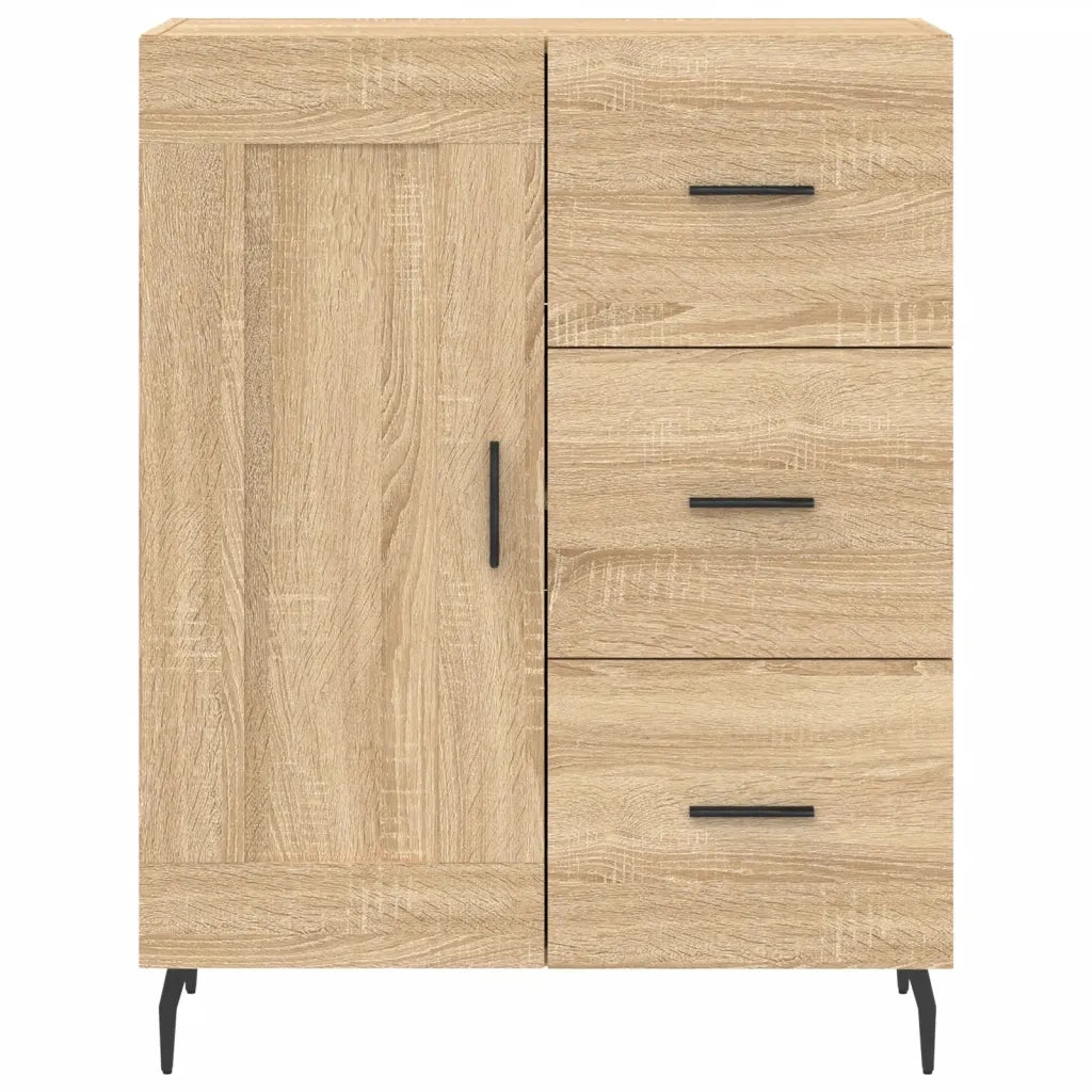 Credenza Rovere Sonoma 69,5x34x90 cm in Legno Multistrato 830279