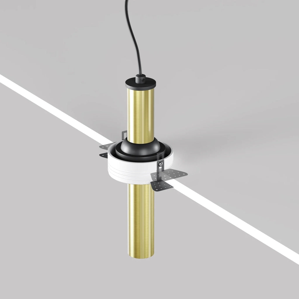 Maytoni Lampada da incasso Focus T 1 luce LED integrato nero alluminio
