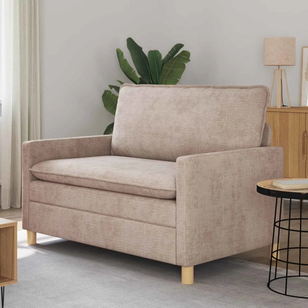 Divano Beige 126 x 81 x 87,5 cm Poliestere 42028819