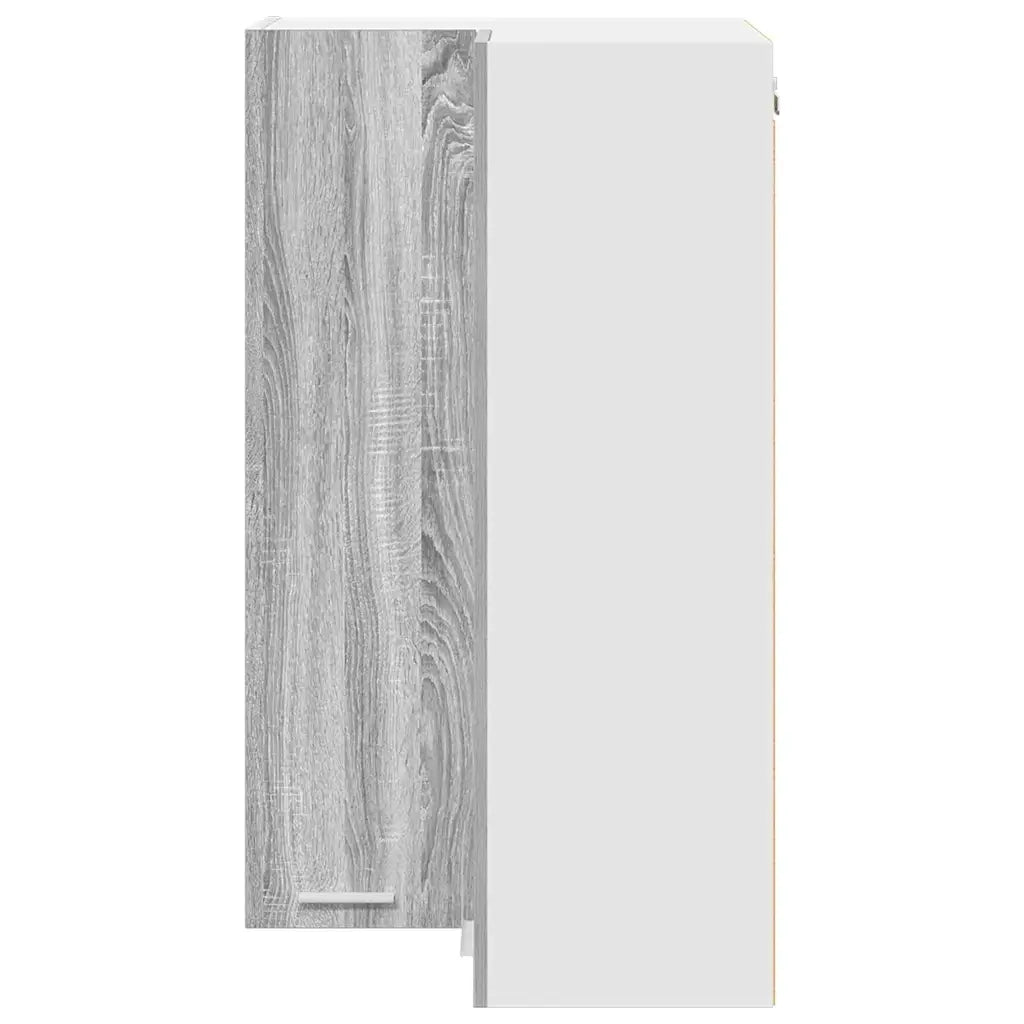 Armadio pensile | Mobile da Cucina Grigio Sonoma e Bianco 57 x 57 x 100 cm