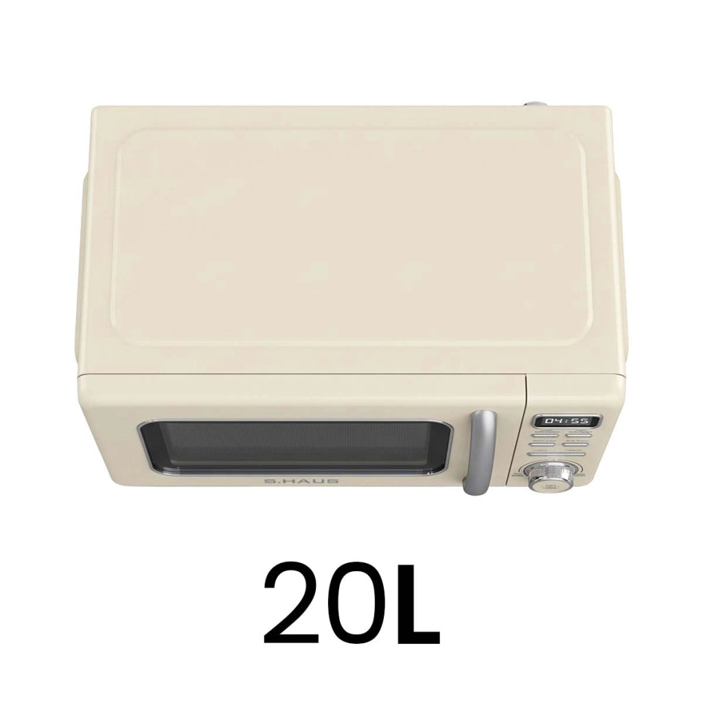 Forno a Microonde 20L 700W Modello Solo Digitale con 11 Livelli di Potenza Beige SWISS HAUS