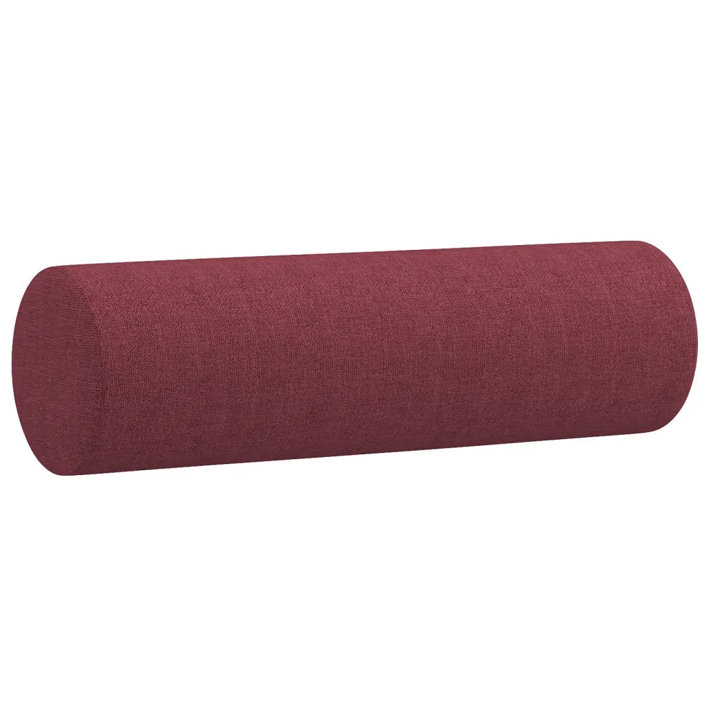 Divano a 2 Posti con Cuscini Rosso Vino 140 cm in Tessuto 3200788