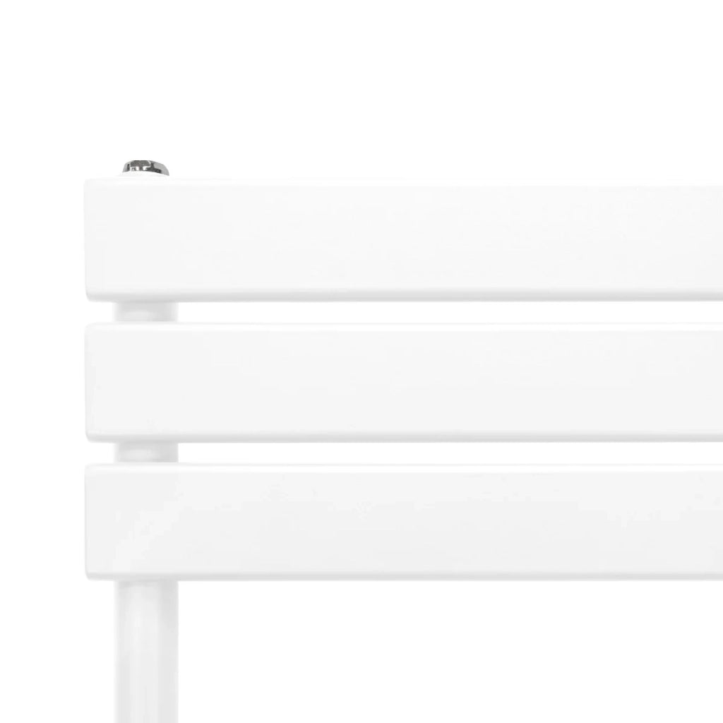 Radiatore per asciugamani design a pannello piatto 1200 x 450 mm per bagno ad incasso Bianco