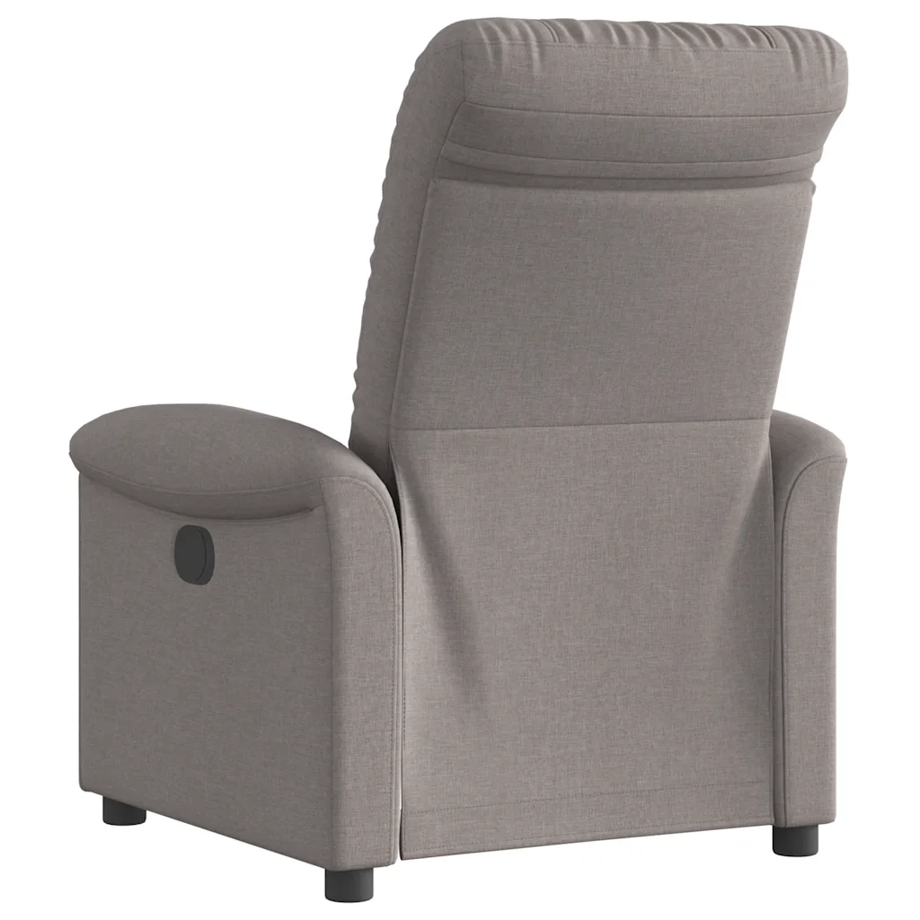 Poltrona Reclinabile in Tessuto Tortora 4015623