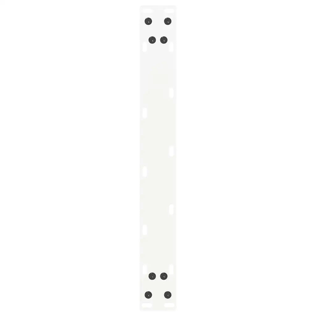 Gambe per Tavolino da Caff¨¨ a Forma di U 2 pz | Piede del tavolo Bianche 50x(42-43) cm Acciaio