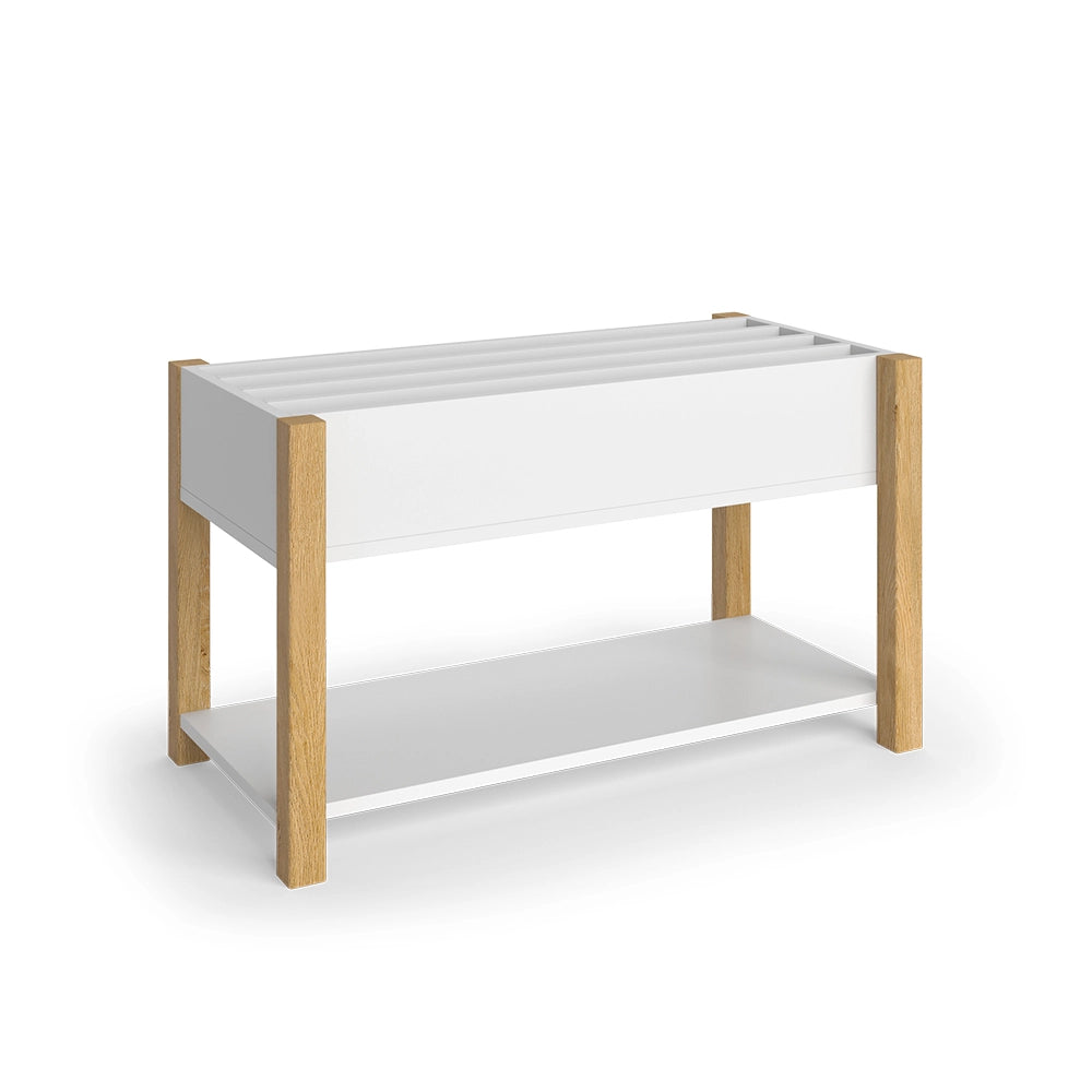 Vitalispa Scaffale per bambini Bianco/quercia 80 x 46 cm