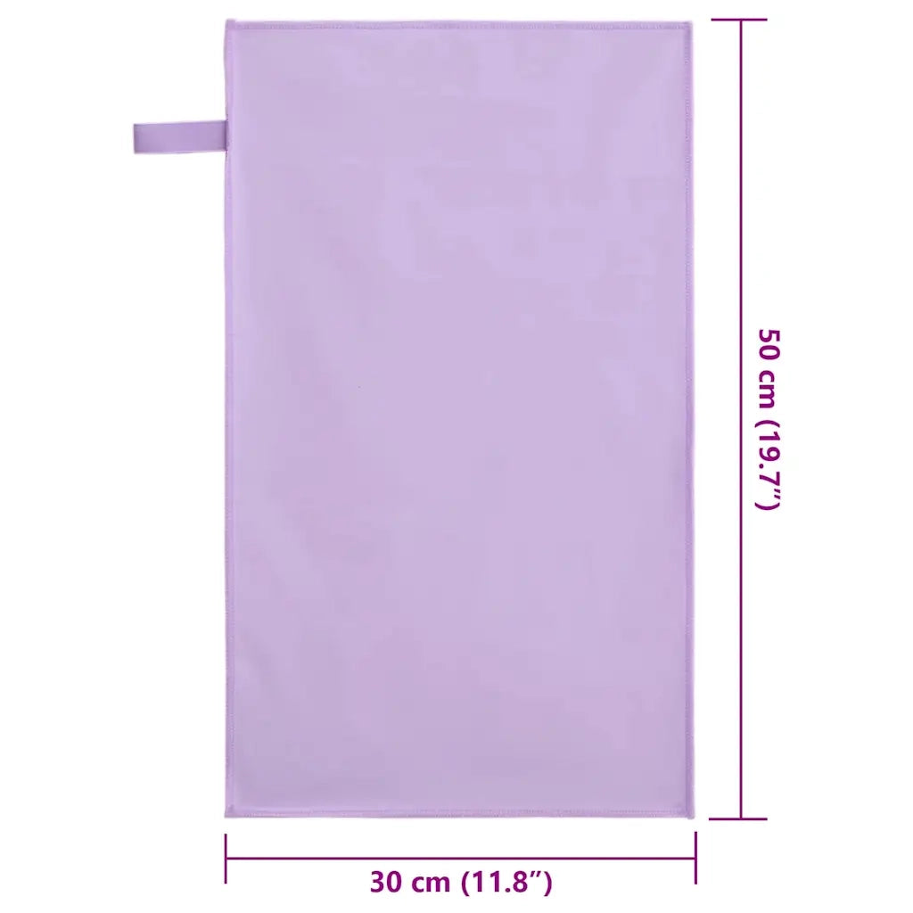 Asciugamani Sportivi 2 pcs Viola 50 x 30 cm 42011482