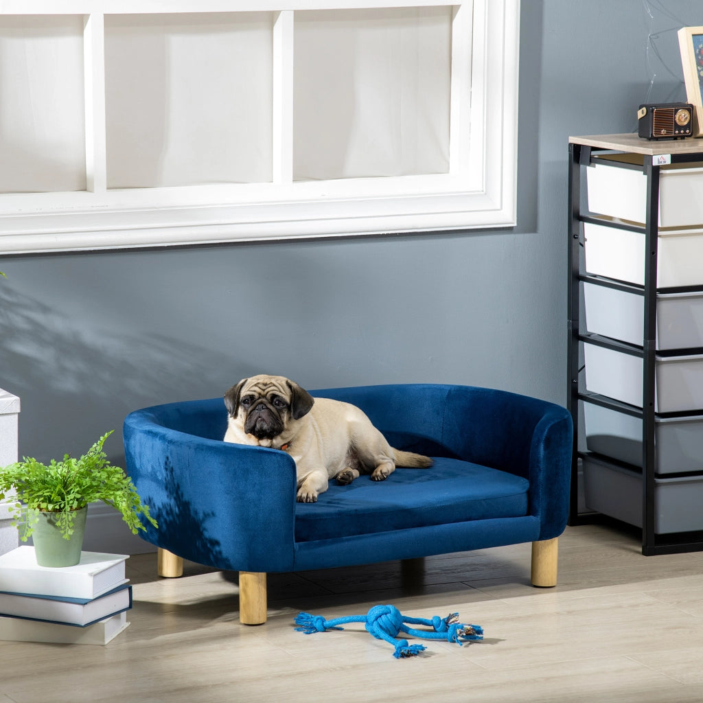 Cuccia Divano per Cani e Gatti ¨C Zephmum ¨C Blu 10kg
