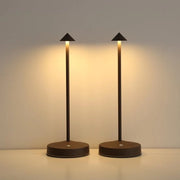Lampada da Tavolo - Lampada da Tavolo Riscaldabile - Lampada da Tavolo Camera da Letto - Lampade da Tavolo Salotto - Lampada da Tavolo Creativa LED - Regolabile - in Altezza Regolabile - USB - 2 Pezzi - Colore Moka