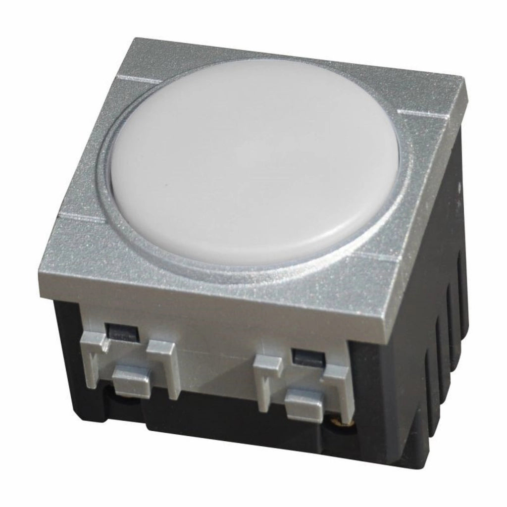 Serie Civile ETTROIT Grigio Compatibile Con Bticino Living Tech (Lampada Led Segnapasso 2M 220V 4000K)