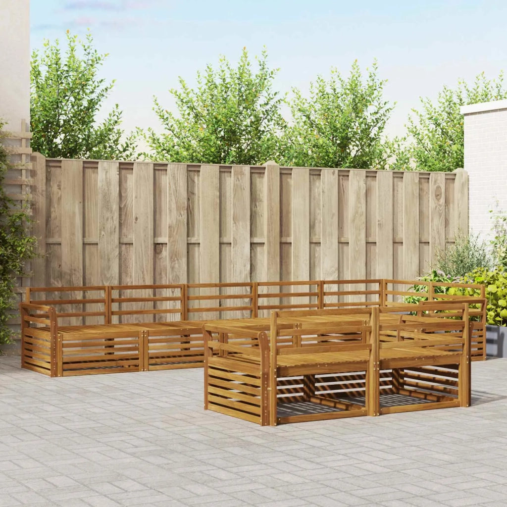 Set di divani da esterno 8 pcs Naturale 3373659