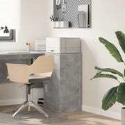 Credenza con cassetto Grigio cemento 38 x 34 x 75 cm 869549