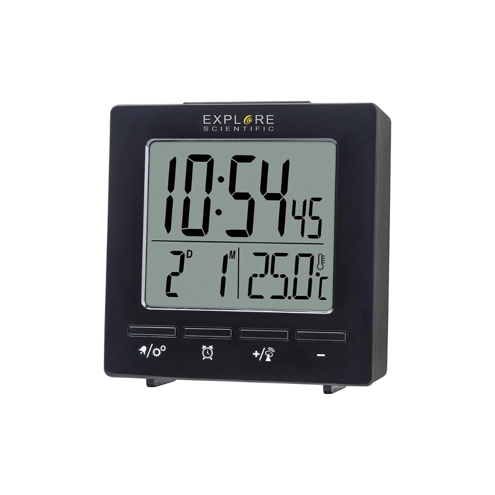 Orologio EXPLORE SCIENTIFIC radiocontrollato 12/24 RDC1005 nero