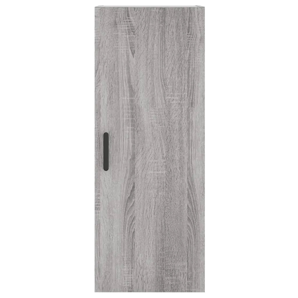 Credenza | Madia | Buffet da pranzo | Armadio da pranzo Grigio Sonoma 34,5x34x180 cm in Legno Multistrato