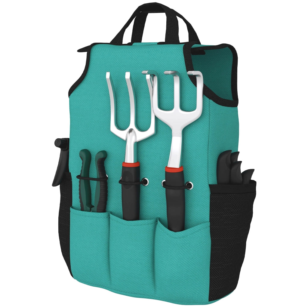 Set Giardinaggio 9 Pezzi ¨C Minimal ¨C Aluminio, Verde, Leggero