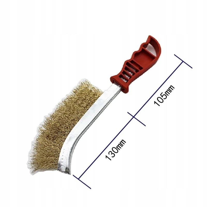 Spazzola Metallica in Ottone 235mm – Manico Ergonomico | Alta Qualità, Pulizia Efficiente