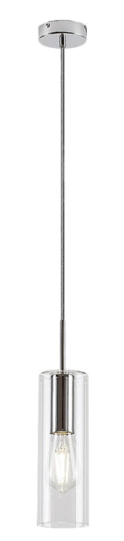 Lampada a sospensione Rabalux Esta cromata E27 Ø9cm