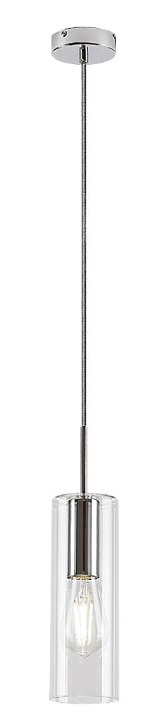 Lampada a sospensione Rabalux Esta cromata E27 Ø9cm