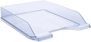 Borsa Postale Standaard Transparente Blu/ 6 pezzi - A4 / Borsa Postale Moderna e Pieghevole Supporto per Documenti/Transparente-Cristallino/Bureaucrat/Polistirolo