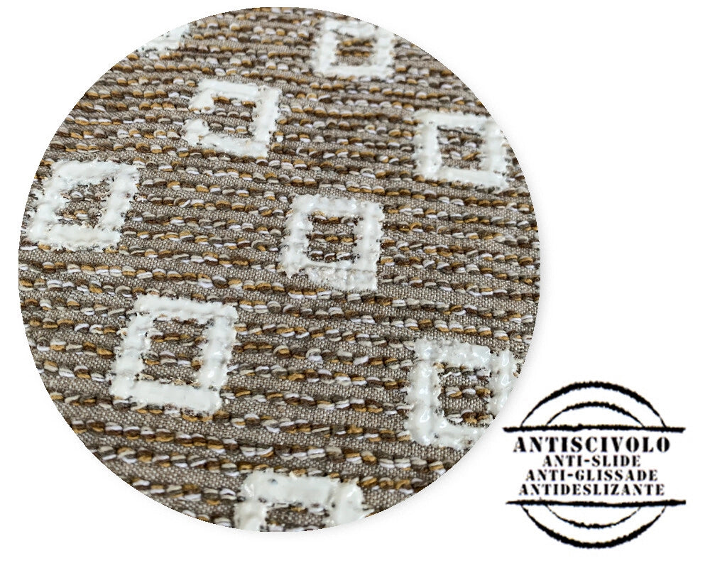 Tappeto Bagno Cotone Shaggy 55x90 Cm Verde Scendiletto Camera Morbido Assorbente Antiscivolo