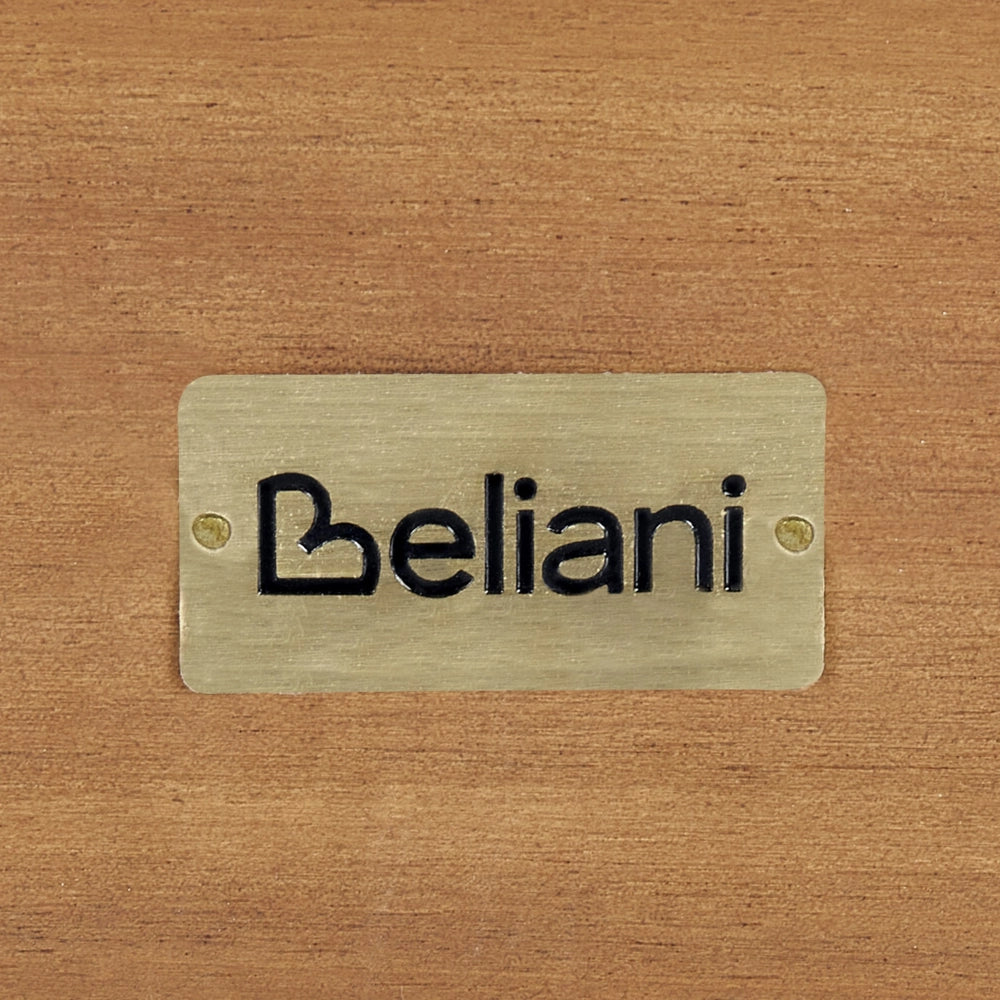Set di 2 sedie da giardino per esterni in legno d'acacia chiaro pieghevoli stile rustico