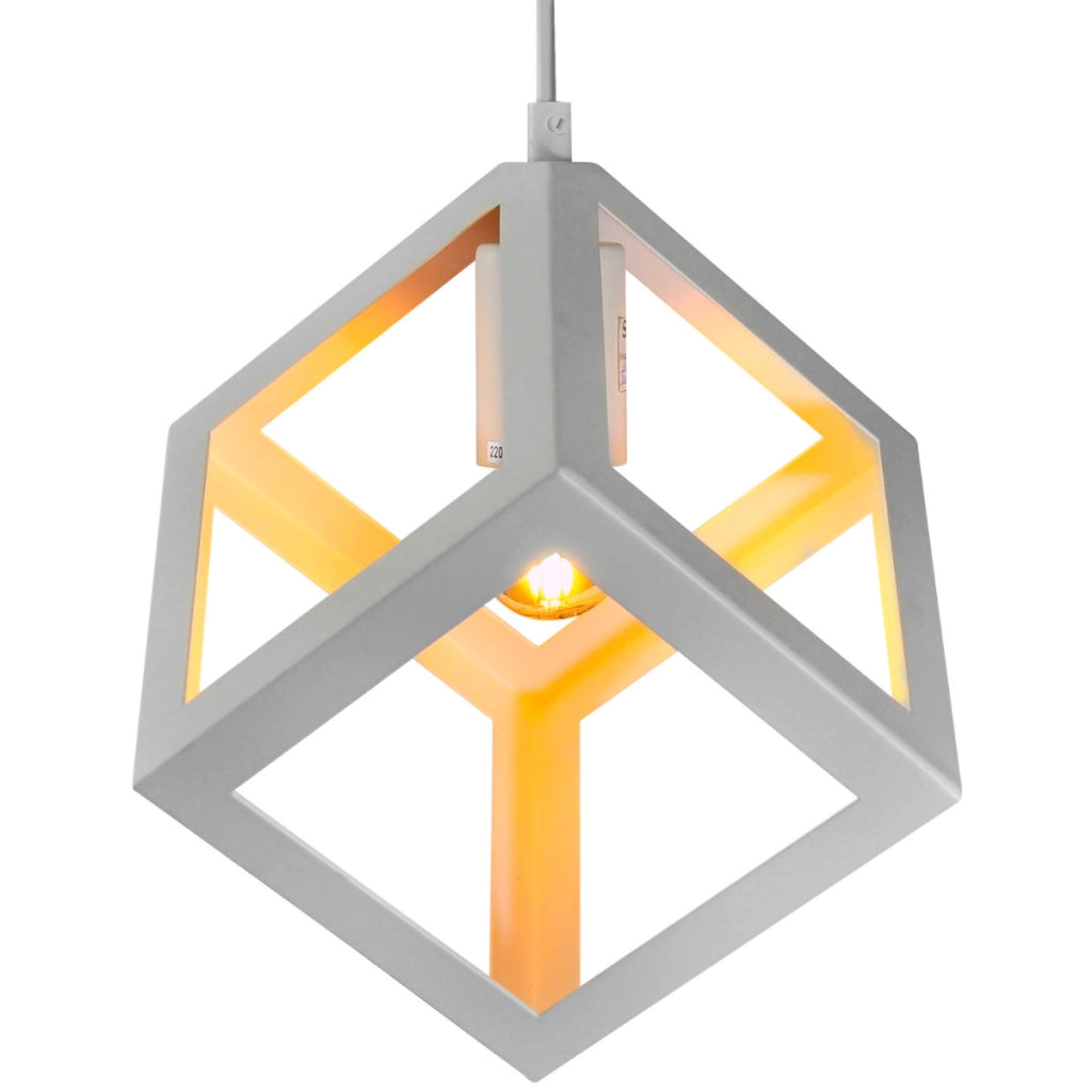 Lampadario Polux Sweden bianco metallo 3xE27