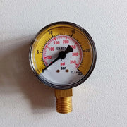 Manometro centralina gas attacco 1/4 portata 0-25 bar diametro 50mm