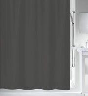 Douchegordijn antischimmel - Antibacteriale e impermeabile - Lavabile polyester - 180x180cm - Antracite