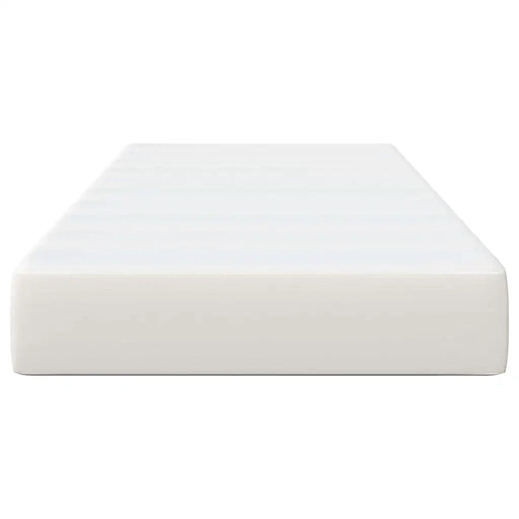 Letto singolo | Letto per adulti | Materasso da Letto con materasso Crema 80 x 200 cm Tessuto