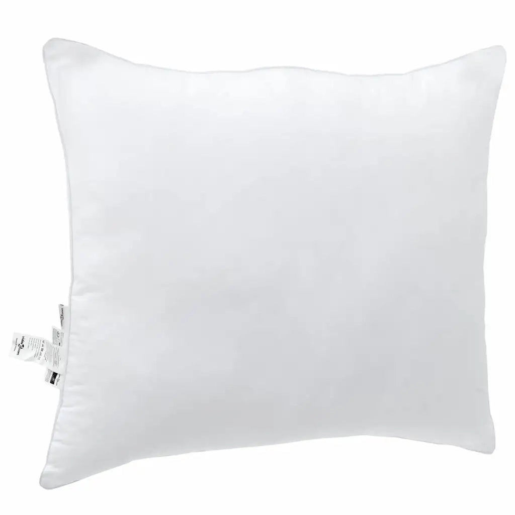 Cuscino con cuscino Bianco 51 x 51 x 20 cm Cotone e Poliestere 42007795