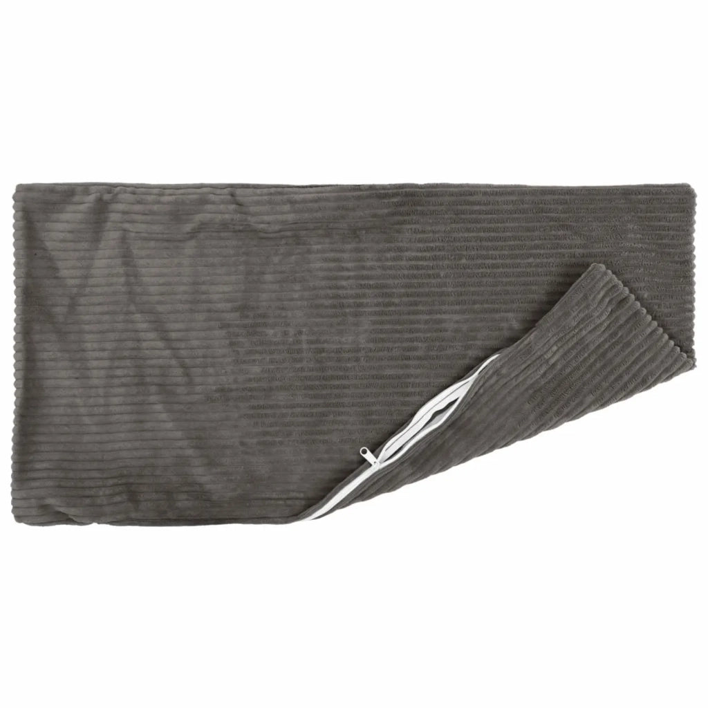Federa 2 pcs HEERLEN Grigio Scuro 40 x 60 cm corduroy 909209