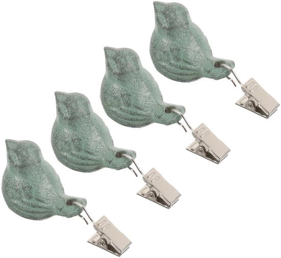 Pesi per tavolo in acciaio inox 12, antislip, 4 pezzi - Dimensioni 7 x 3,5 x 2,5 cm
