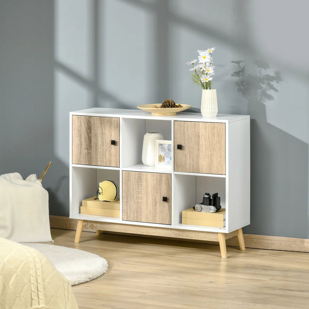 Buffet ¨C Minimal ¨C Bianco, Legno, 96x30x75