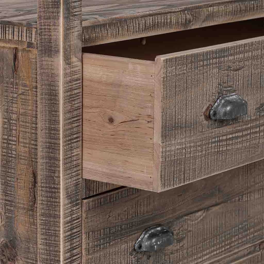 Libreria in legno marrone 99x38x201h cm