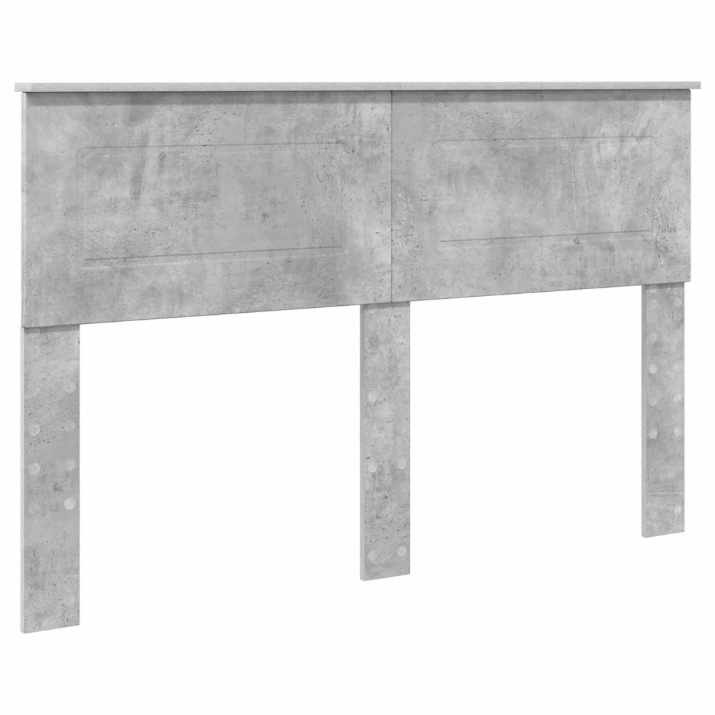 Struttura del letto con testiera Grigio cemento 150 x 200 cm 3408250