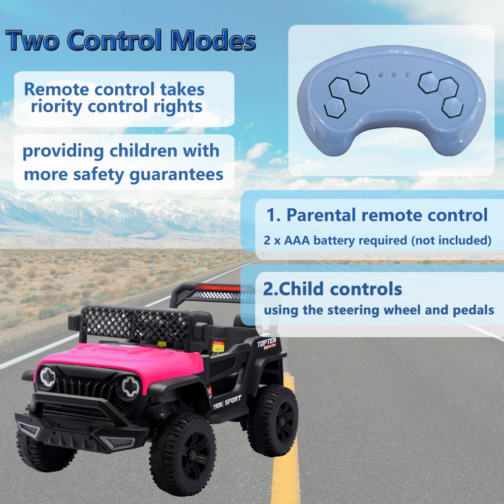 Auto Elettrica Bambini con Telecomando ¨C Minimal ¨C Rosso