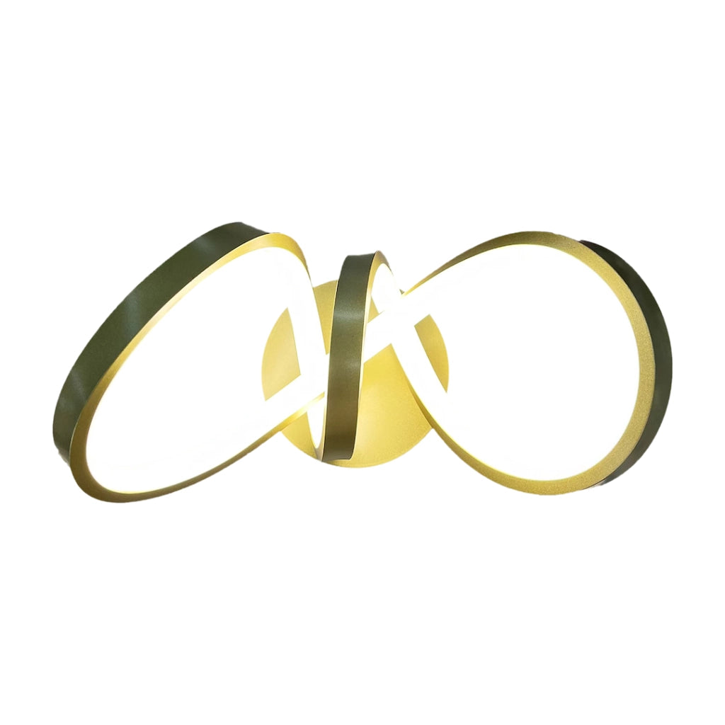 Applique LED a spirale 15W 4000K oro Tesoro Milagro