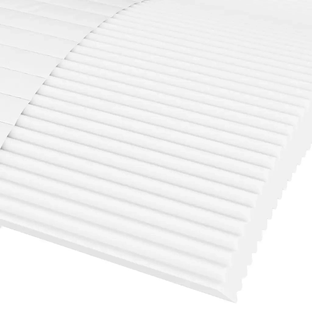 Materasso in Schiuma Bianco 200x220cm Durezza H2 H3