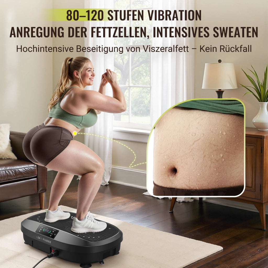 Pedana Vibrante 120 Velocit¨¤ ¨C Xylo ¨C 150kg Capacit¨¤ Allenamento Corpo