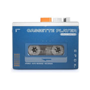 Lettore audio cassette big ben bttapebl epok rewind+ blue e gray