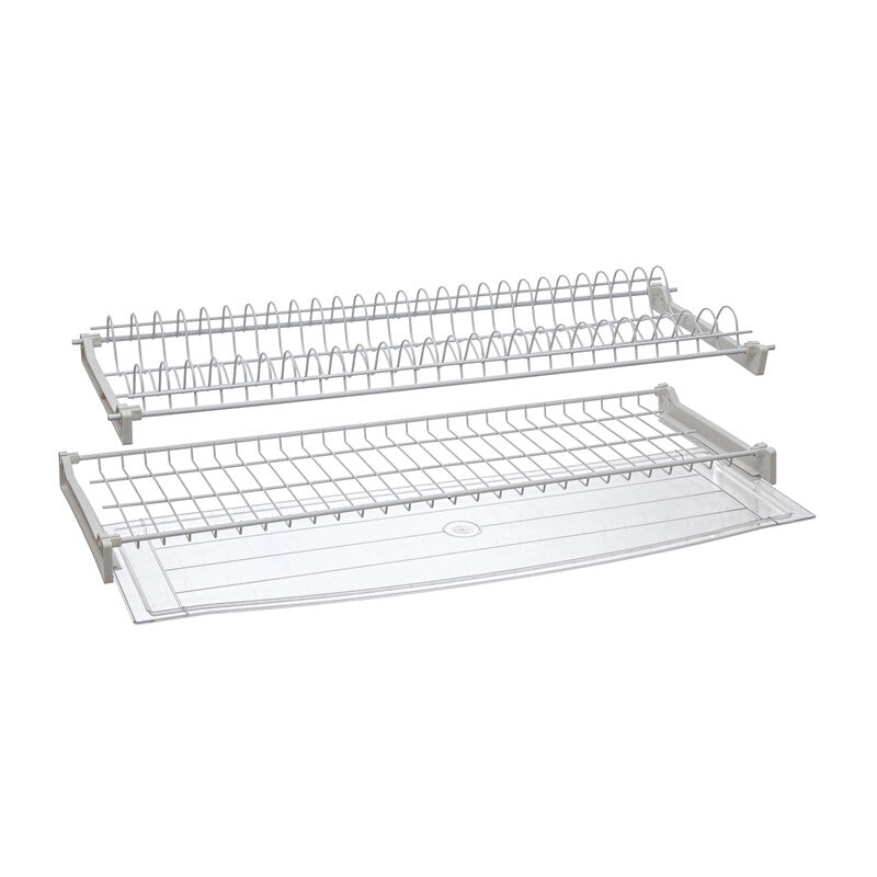 KIT SCOLAPIATTI C/VASCHETTA 76 CM CROMO
