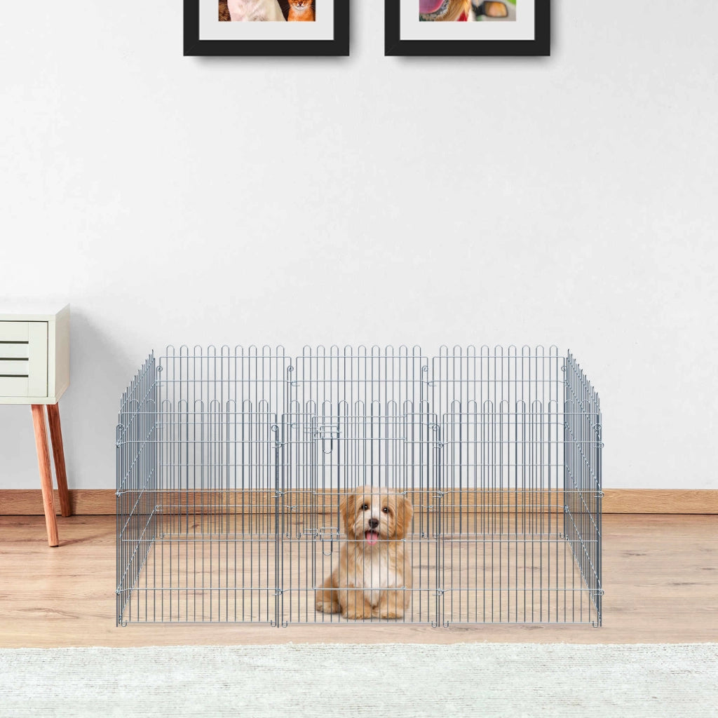 Recinto per Animali 8 Pezzi ¨C Minimal ¨C B63xH60 cm