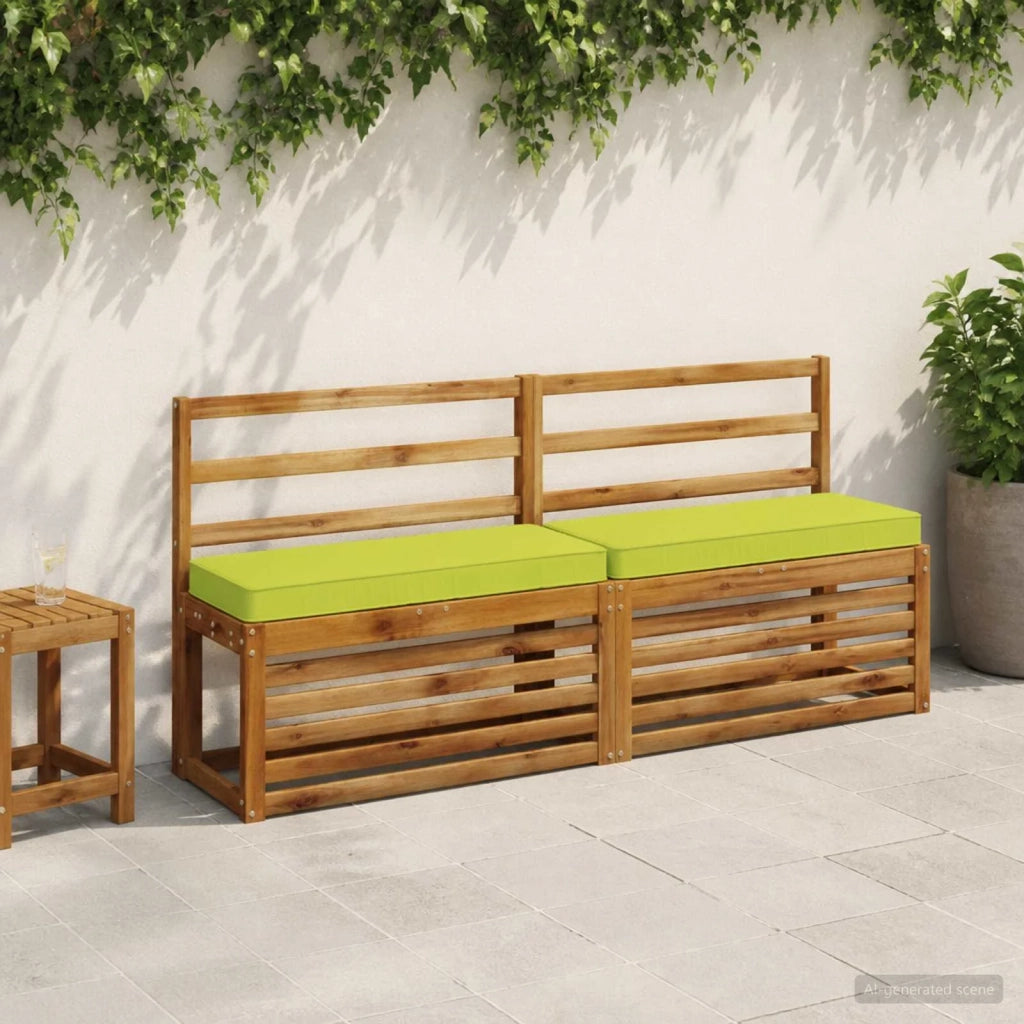 Cuscini per Panchina a 2 Pezzi VUGHT 2 pcs 100% Poliestere 950443