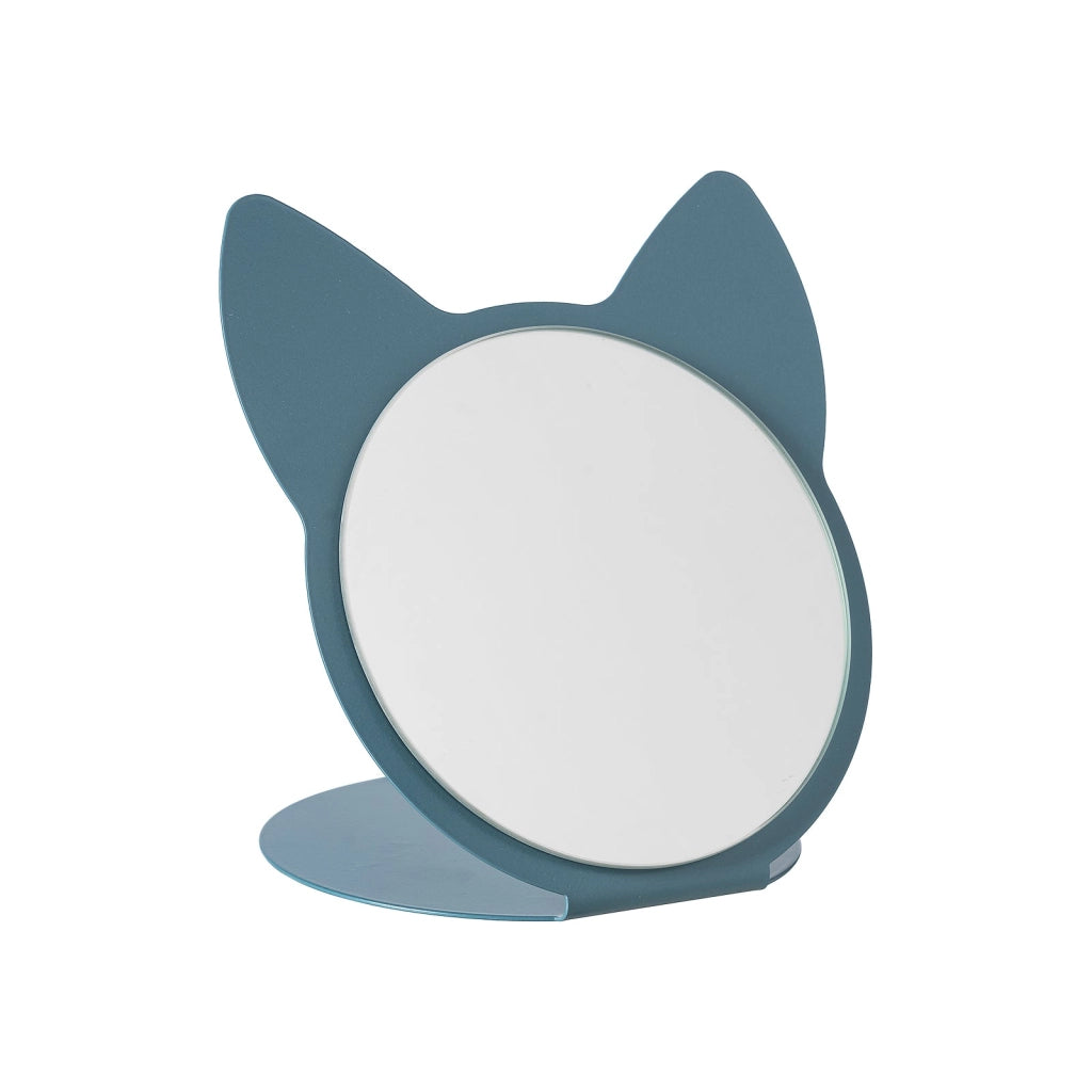 specchio da tavolo di design cat Ocra in Ferro e vetro per lo specchio 20x17x20h cm