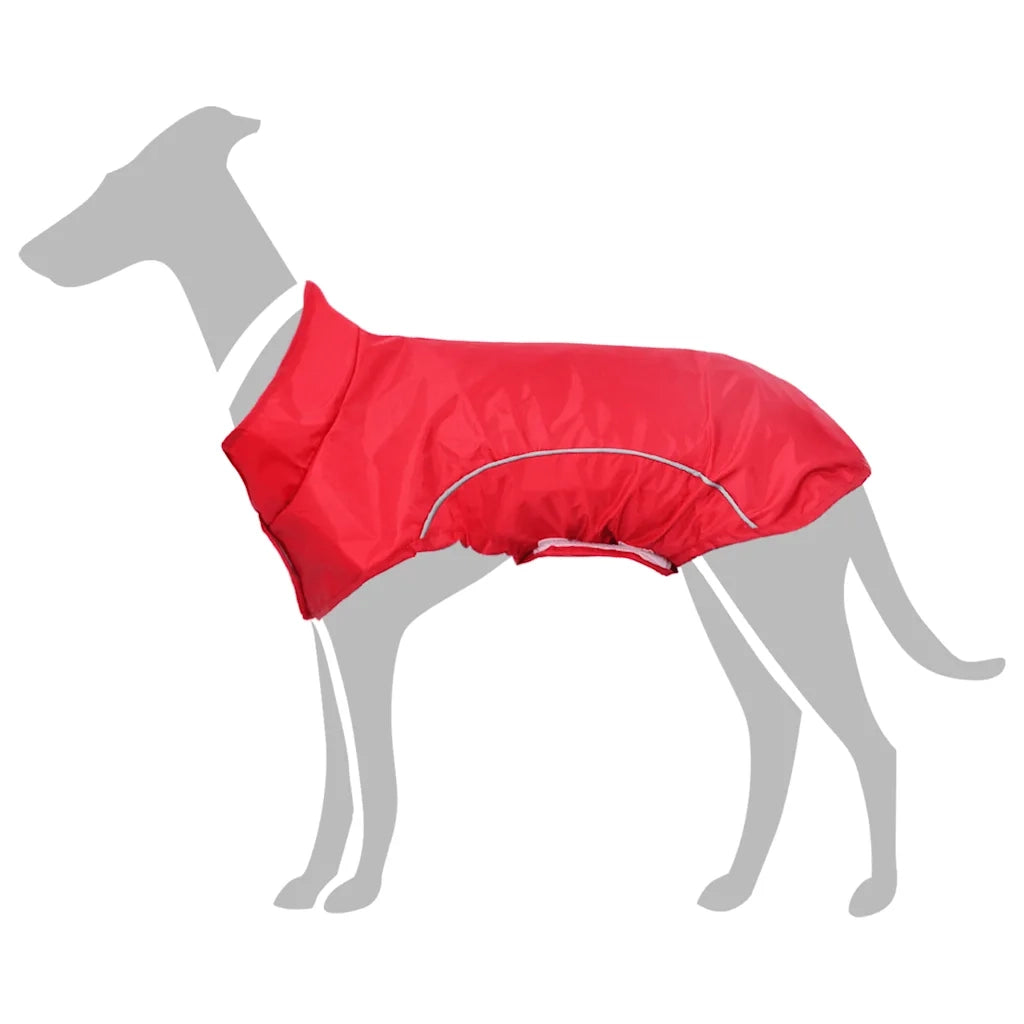 Impermeabile per Cani con Strisce Riflettenti Poliestere 4XL CFW1835618