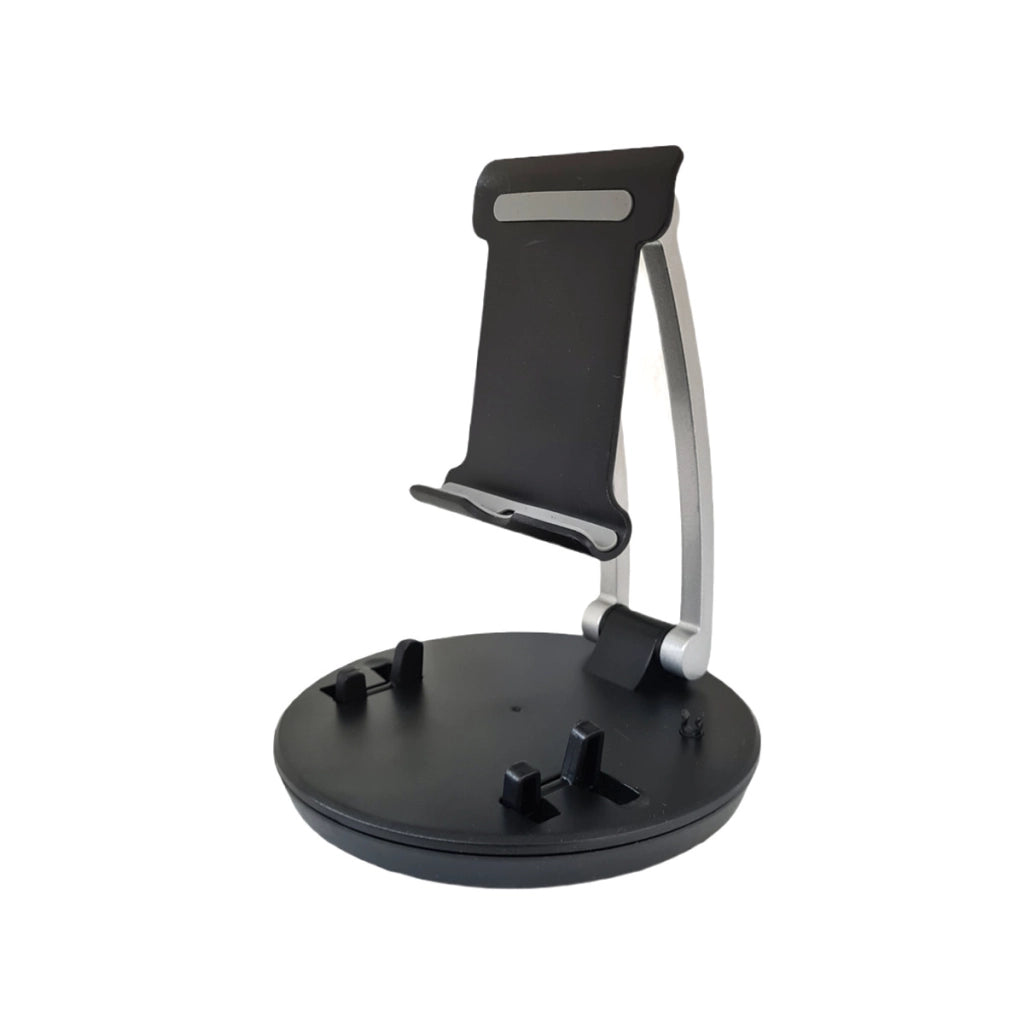 SUPPORTO CELLULARE SMARTPHONE TABLET 2 IN 1 IPAD DA TAVOLO PIEGHEVOLE REGOLABILE