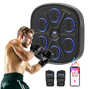Saco da Boxe Musicale ¨C Minimal ¨C LED, Bluetooth, 9 Velocit¨¤, per Adulti e Bambini