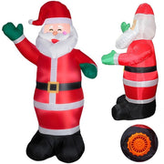 Trade Shop - Babbo Natale Santa Claus Gonfiabile Con Pompa Aria Integrata 90x60x40cm -